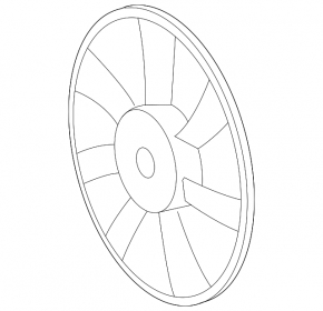 Left cooling fan impeller for Toyota Avalon 13-18 2.5 hybrid