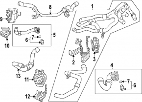 Auxiliary cooling pump Volkswagen ID.4 21-25 AWD type 2