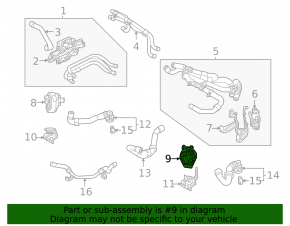 Auxiliary cooling pump Volkswagen ID.4 21-25 AWD type 2