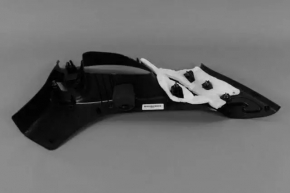 Rear pillar trim left Jeep Cherokee KL 14-18 black, without plug, rubbed