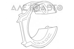 Chevrolet Volt 14-15 Charging Port Housing Trim