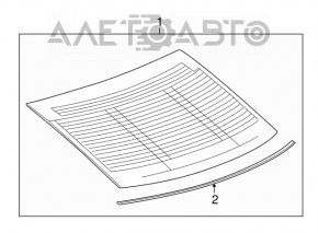 Rear window Cadillac ATS 13-