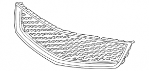 Lower grille of the front bumper Chevrolet Equinox 10-15 prerest