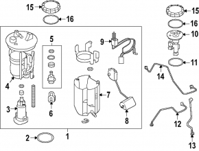 Subaru Forester 25-26 fuel pump