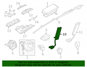 Airbag front seat right Audi A6 C7 12-18