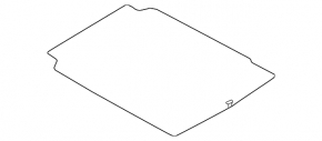 Trunk floor BMW 5 F10 11-16