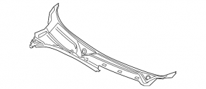 Windscreen wiper grille plastic right Mini Cooper F56 3d 14-