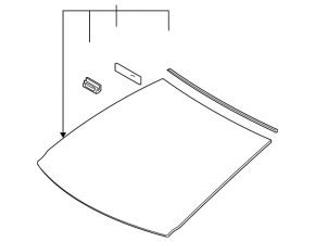 Lexus Hs250h 10-12 Windshield
