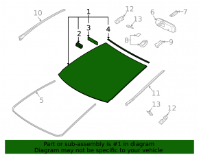 Lexus Hs250h 10-12 Windshield