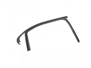 Upper rear right door molding with seal Fiat 500X 16-22 black