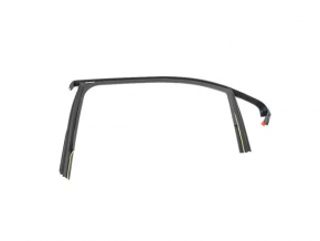 Upper rear right door molding with seal Fiat 500X 16-22 black