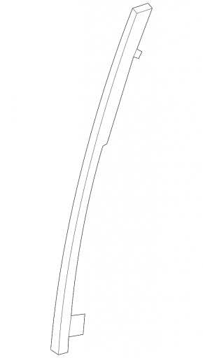 Rear right door glass guide for Acura MDX 07-13