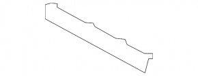 Kia Sorento 19-20 ebony front panel molding
