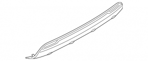 Mitsubishi Outlander 19-21 rear bumper center lip