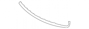 Lower left grille molding for Mercedes E 53 21-23 AMG pkg