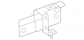Front wing apron bracket right Mercedes EQE SUV-class X294 23-25