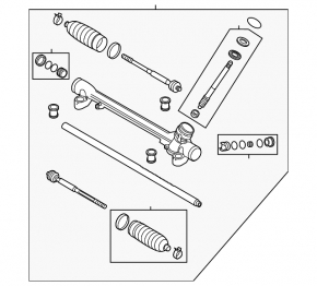 Steering rack Mazda CX-5 13-16