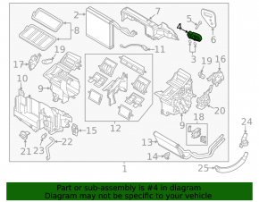 Mazda 6 14-21 air conditioner heater valve