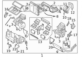 Mazda 6 14-21 air conditioner heater valve