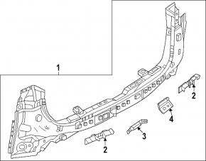 Rear panel Mazda CX-90 24-26