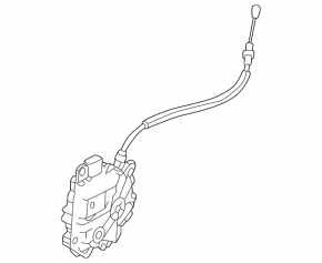 Front left door actuator for Land Rover Range Rover 22-25