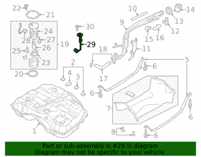Mazda CX-9 16-23 AWD Fuel Level Sensor