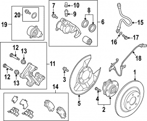 Mazda CX-50 23-26 Rear Right Brake Caliper Motor