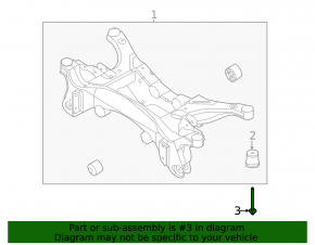 Rear subframe mounting bolt 4pcs Ford Bronco Sport 21-25