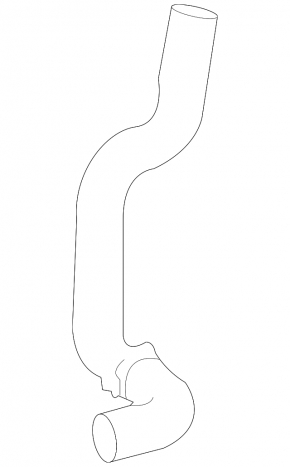 Cooling pipe left Toyota Highlander 20-22 3.5