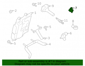 Crankshaft Position Sensor Subaru Outback 20-