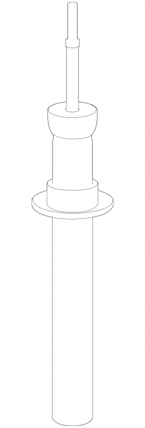 Front left shock absorber BMW X5 F15 14-18