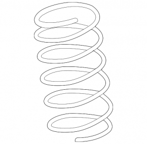 Front left spring for Lexus GS350 2011 AWD