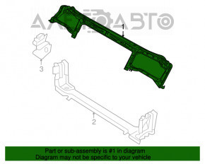 Upper TV bar for 09-14 Dodge Challenger
