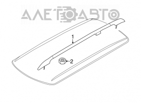 Roof rail left Mini Cooper Clubman R55 07-14