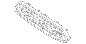 Mini Cooper Countryman F60 17-20 chrome grille trim