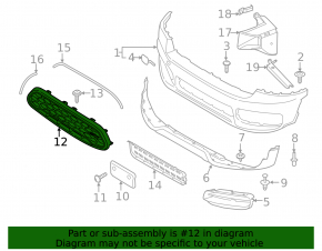 Mini Cooper Countryman F60 17-20 chrome grille trim