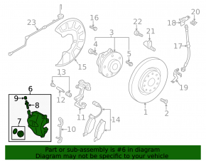 Front right support Audi Q3 8U 15-18