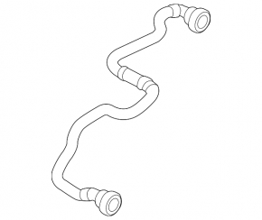 Crankcase ventilation pipe for Audi A3 8V 15-20 to filter