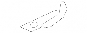 Left hood hinge Acura TLX 15-