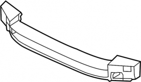 Front Bumper Absorber Infiniti QX60 16-rest