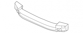 Front Bumper Absorber Infiniti QX60 16-rest