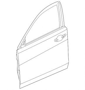 Door bare front left Acura TLX 15-