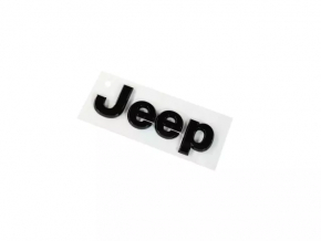 Emblem hood inscription Jeep Compass 17-23 black