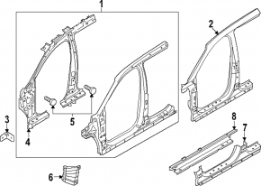 Front quarter left Hyundai Santa FE 19-20