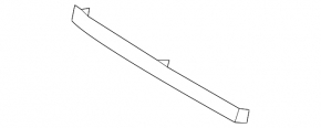 Upper right grille molding Honda Accord 13-15 chrome AVTM