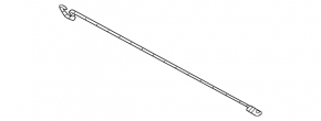 Left trunk lid hinge torsion bar for Hyundai Sonata 20-23 without spoiler