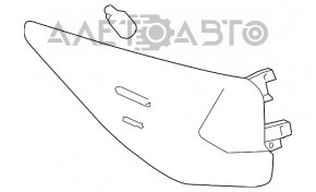 Light outer wing left Lexus RX350 RX450h 16-22