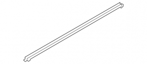 Inner glass seal for the rear right door of a Kia Optima 16-20