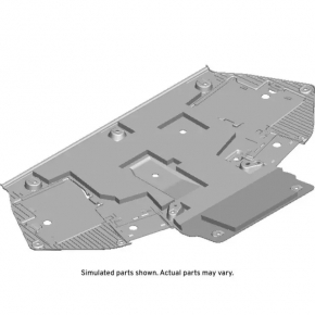 Rear underbody protection for Chevrolet Equinox EV 24-26