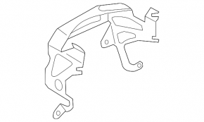 Power steering pump bracket Porsche Cayenne 958 11-17 Hybrid